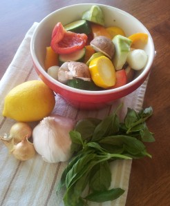 blog - raw veggies for grilling